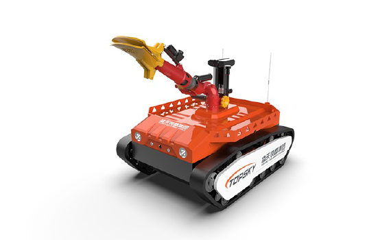 防爆消防滅火偵察機(jī)器人